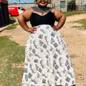 Skirt and boo tube top
