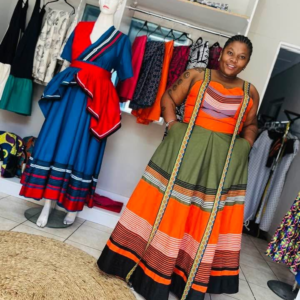 Long traditional dress set