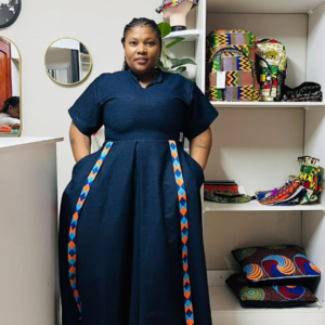 Nam-C Demin Long Dress